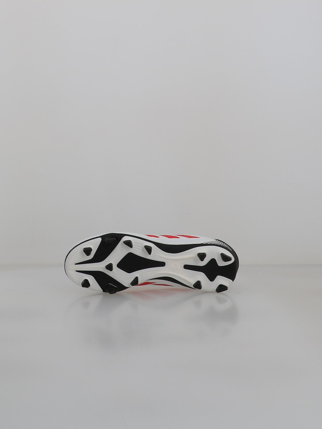 Chaussures de football copa pure 3 fg/mg blanc rouge enfant - Adidas