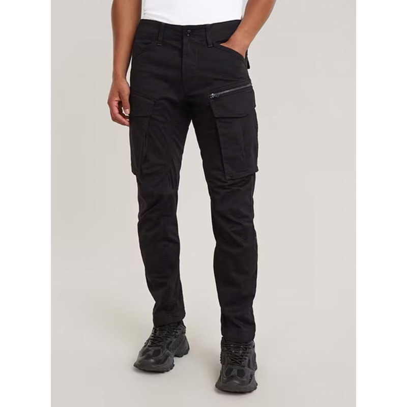 Pantalon rovic zip 3d regular gris homme - G star