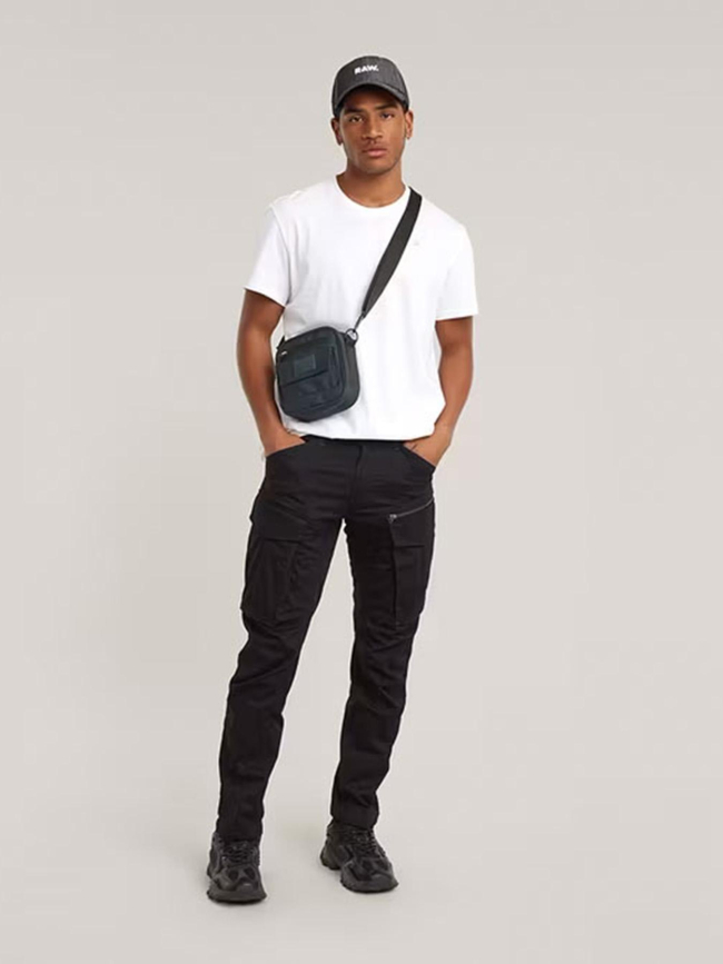 Pantalon rovic zip 3d regular gris homme - G star