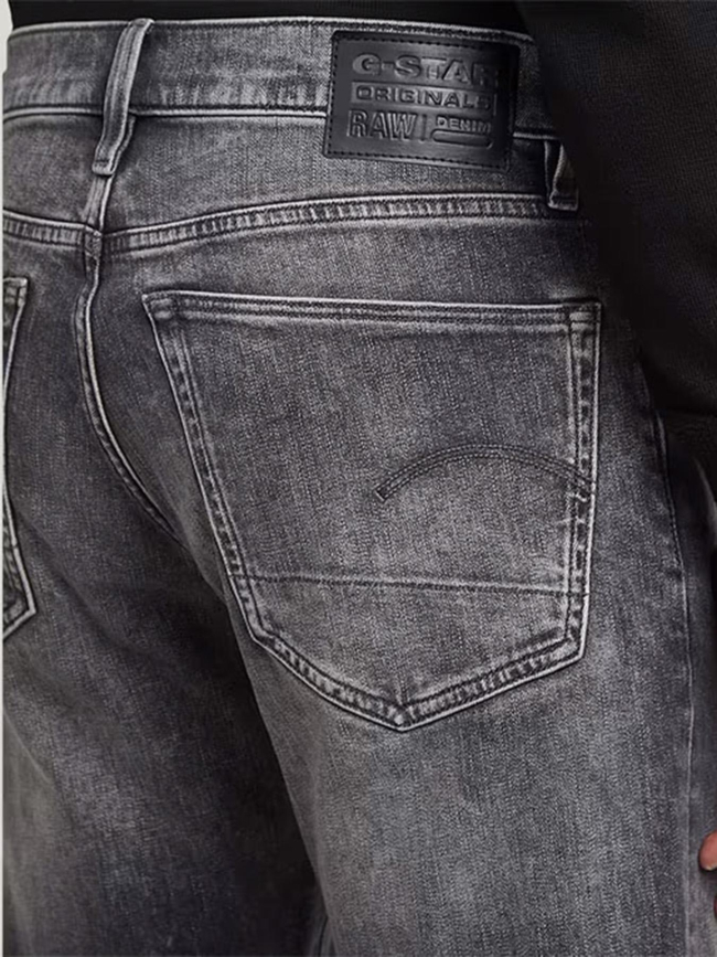 Jean 3301 regular tapered gris homme - G Star