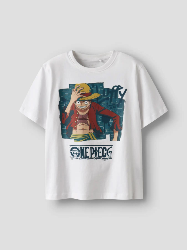 T-shirt nkmjob one piece blanc garçon - Name It
