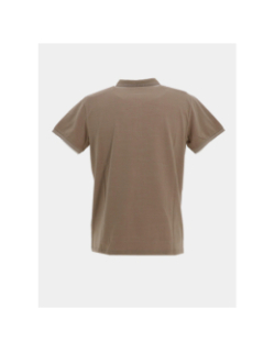 Polo stretch à manches courtes beely marron homme - Sun Valley
