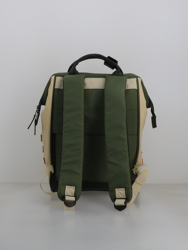Sac à dos medium adventurer vila verde kaki beige - Cabaïa