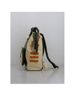 Sac à dos medium adventurer vila verde kaki beige - Cabaïa