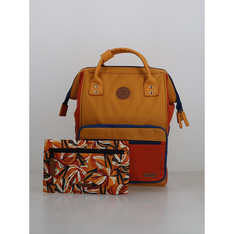Sac à dos medium adventurer kilfi jaune orange - Cabaïa