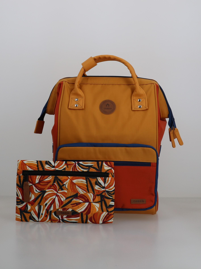 Sac à dos medium adventurer kilfi jaune orange - Cabaïa
