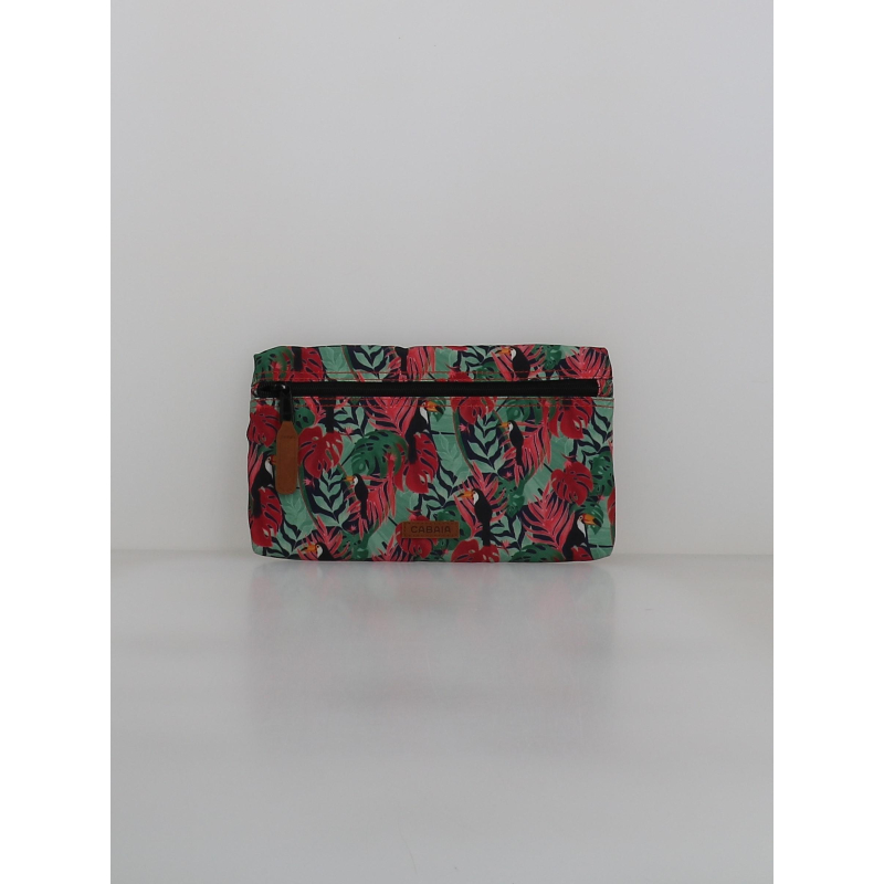 Pochette avant large llogara pass vert rouge - Cabaïa