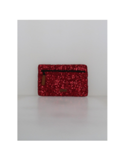 Pochette avant large rue de la hotte sequins rouge - Cabaïa