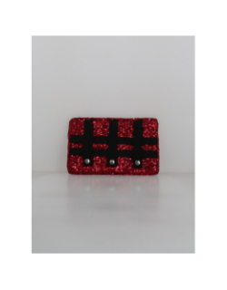 Pochette avant large rue de la hotte sequins rouge - Cabaïa