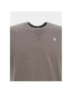 T-shirt à manche courtes uni nifous gris homme - G-star