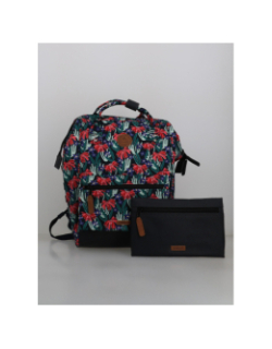 Sac à dos medium adventurer edea noir rouge - Cabaïa