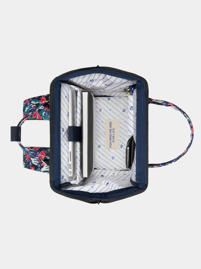 Sac à dos medium adventurer edea noir rouge - Cabaïa