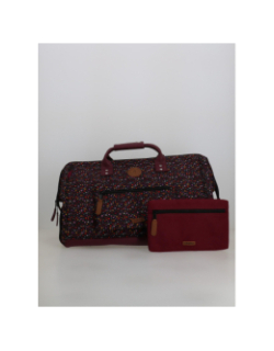 Sac de voyage imprimé all over lausanne violet - Cabaïa