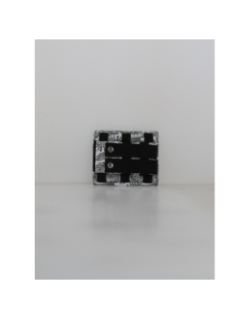 Pochette gourde latérale belle isle gris blanc - Cabaïa