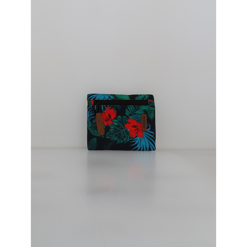 Pochette gourde latérale solfar noir rouge bleu - Cabaïa