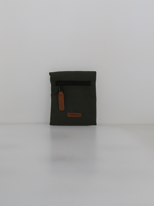 Pochette latérale mini coromandel kaki - Cabaïa