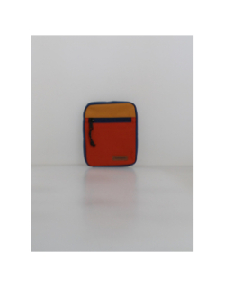Pochette latérale mini kilfi orange bleu - Cabaïa