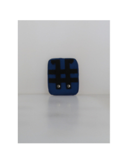 Pochette latérale mini kilfi orange bleu - Cabaïa