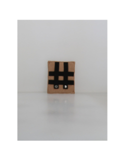 Pochette latérale mini velours luxor beige - Cabaïa