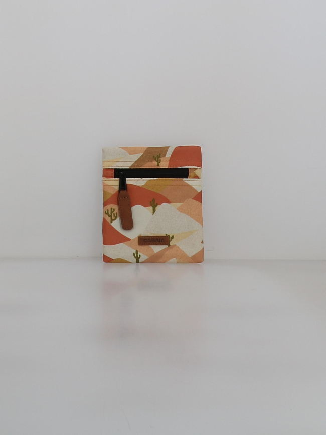 Pochette latérale mini pachuca orange beige - Cabaïa