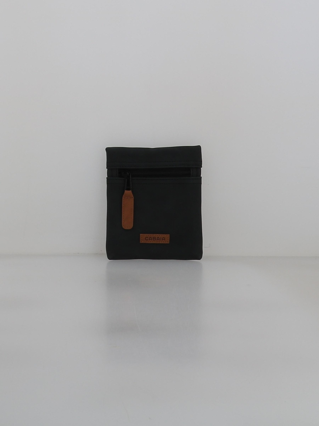 Pochette latérale mini perret noir - Cabaïa