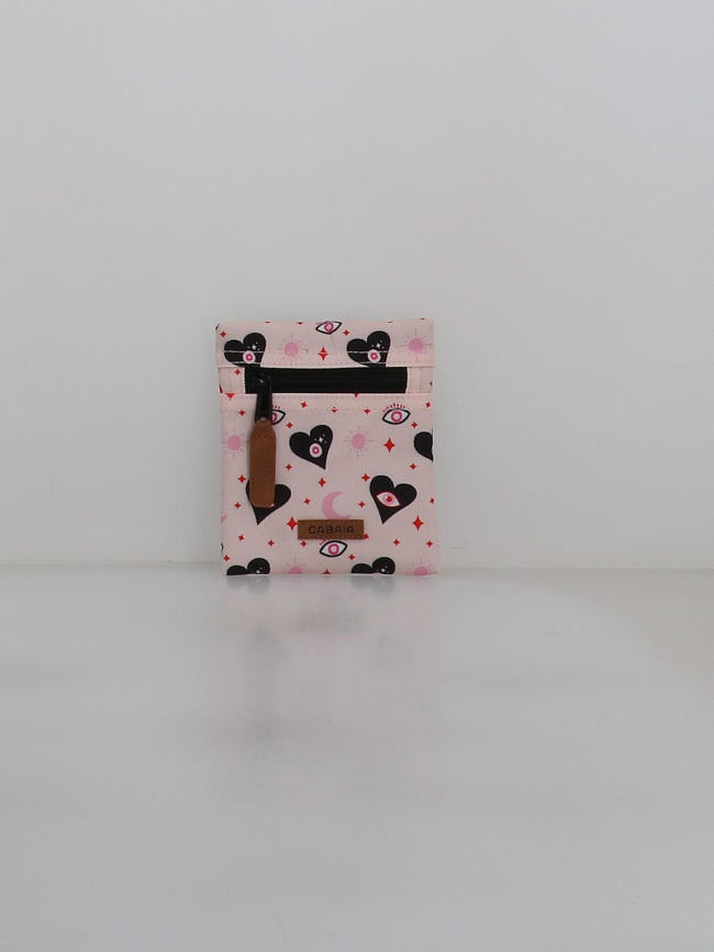 Pochette latérale mini piazza mercantile rose - Cabaïa