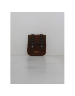 Pochette latérale rabat soyo marron - Cabaïa