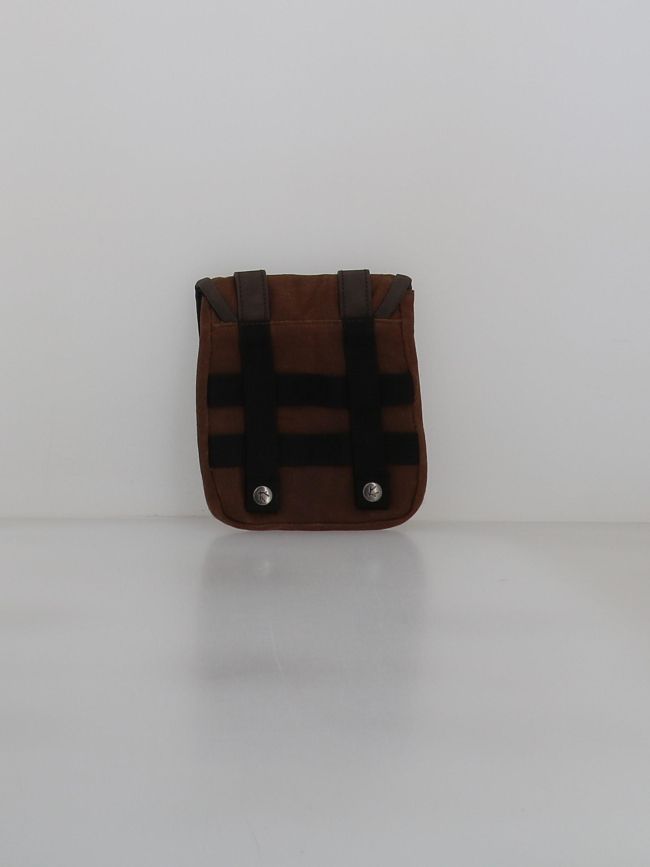 Pochette latérale rabat soyo marron - Cabaïa