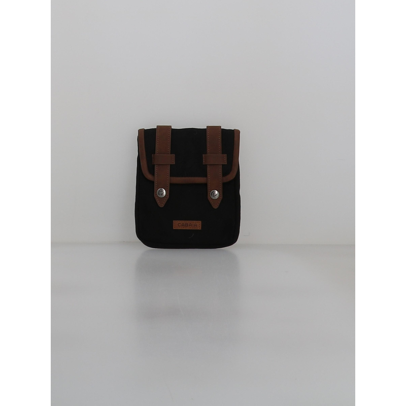 Pochette latérale rabat trogir noir - Cabaïa