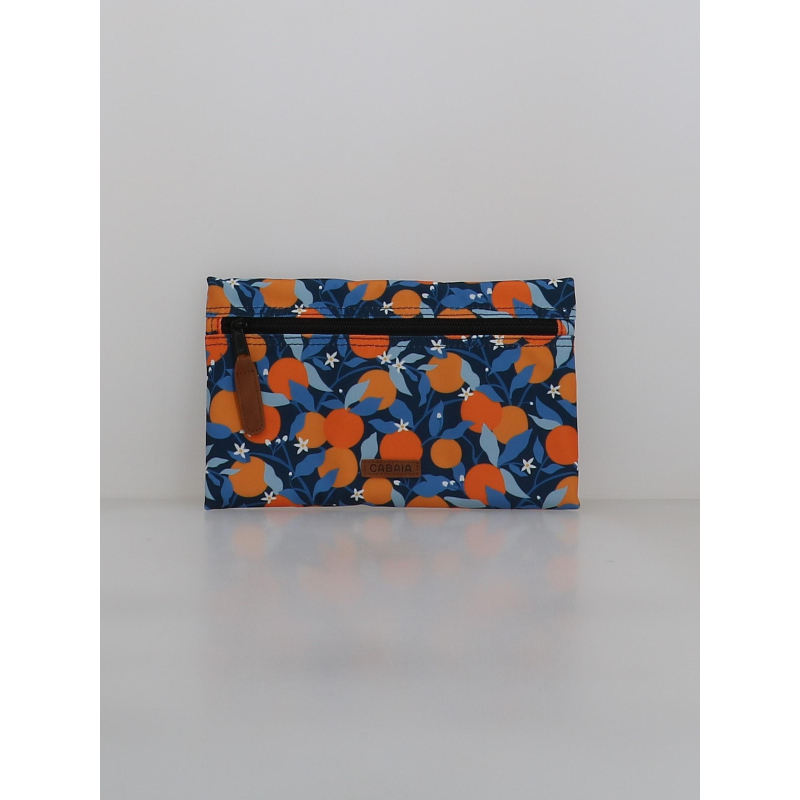 Pochette avant large verona bleu orange - Cabaïa