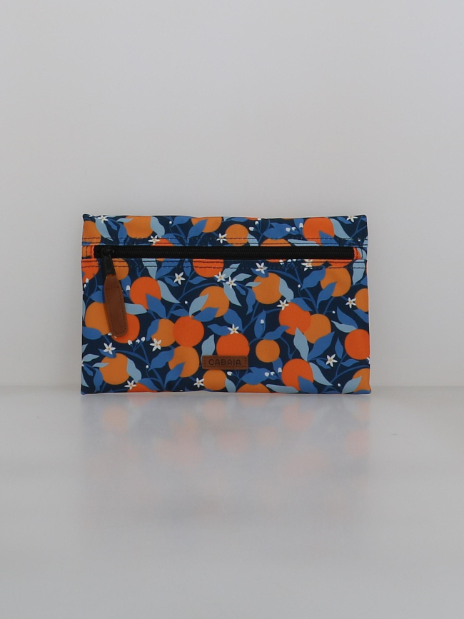 Pochette avant large verona bleu orange - Cabaïa