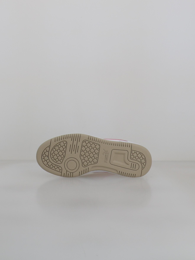 Basket rebound v6 low blanc et rose fille - Puma