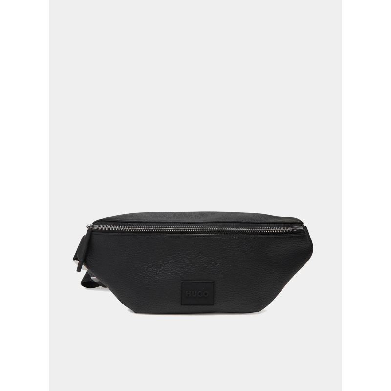Sac ceinture en simili cuir perforé noir homme - Hugo