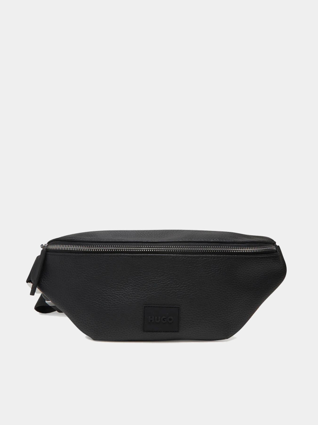 Sac ceinture en simili cuir perforé noir homme - Hugo