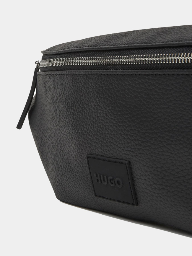Sac ceinture en simili cuir perforé noir homme - Hugo