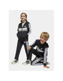 Ensemble de survêtement 3s noir et gris enfant - Adidas