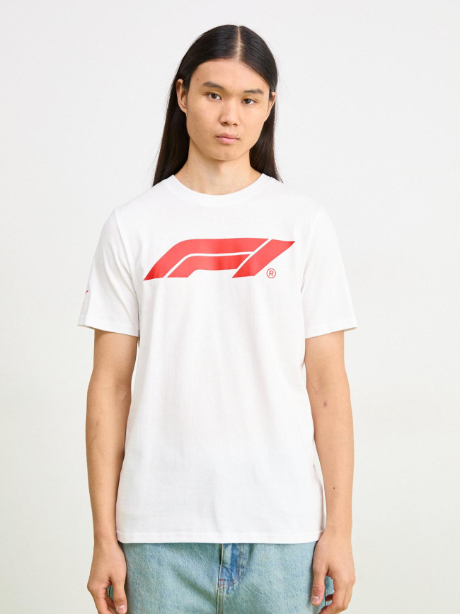 T-shirt à logo essentials f1 blanc homme - Puma