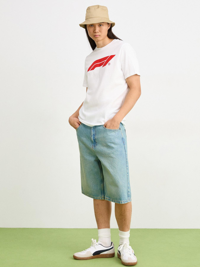 T-shirt à logo essentials f1 blanc homme - Puma