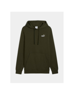 Sweat à capuche essentials color kaki homme - Puma