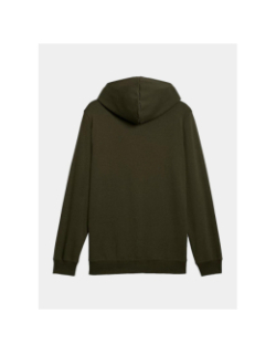 Sweat à capuche essentials color kaki homme - Puma