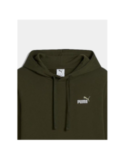 Sweat à capuche essentials color kaki homme - Puma