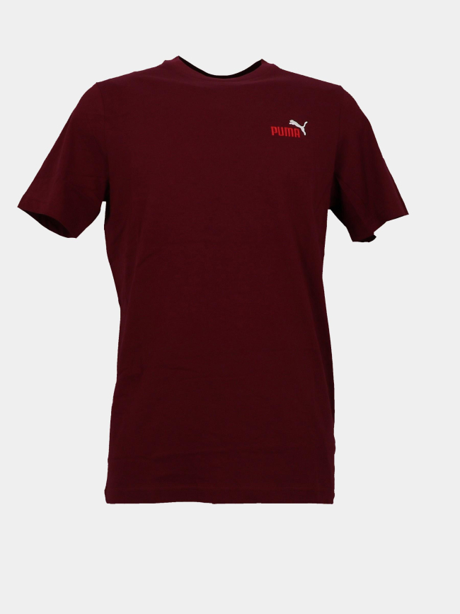 T-shirt essential color bordeaux homme - Puma