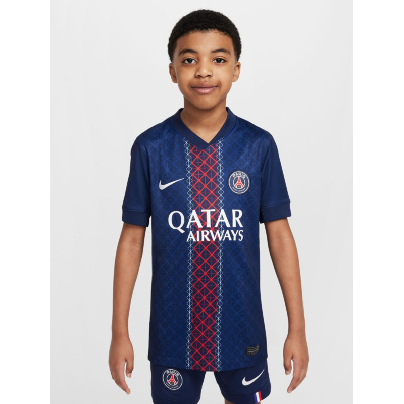 Maillot de football psg domicile 24/25 replica bleu enfant - Nike