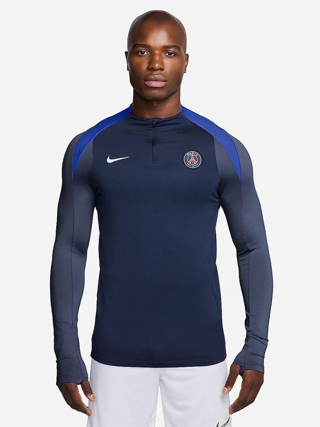 Haut d'entrainement de football psg 25/26 bleu homme - Nike