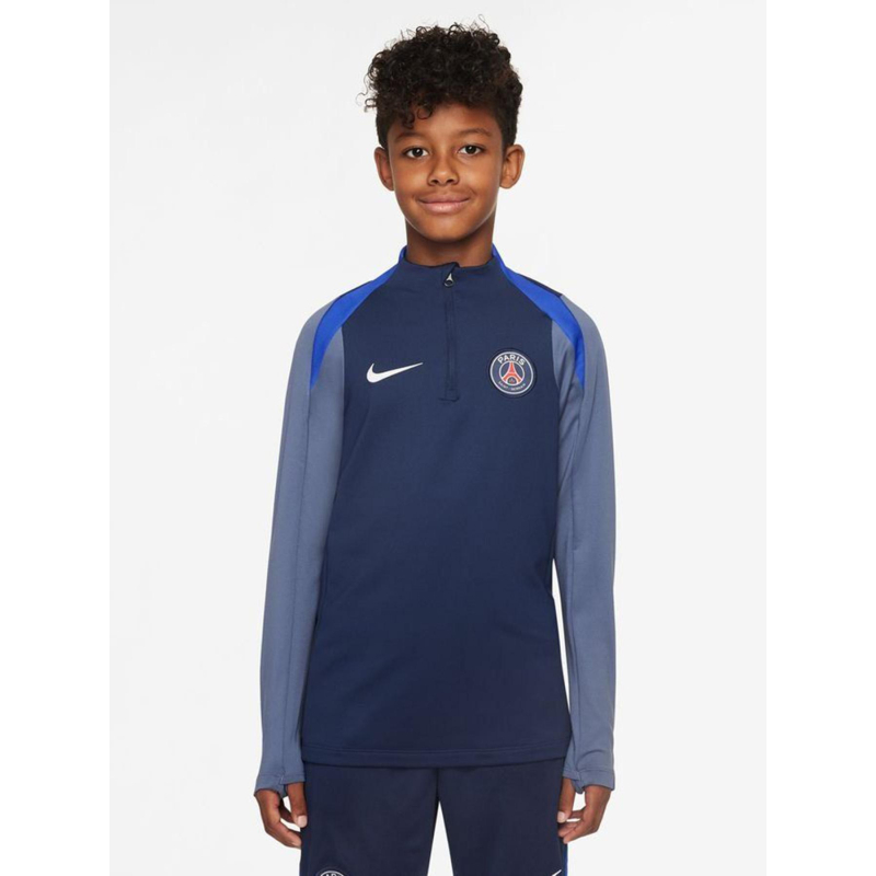 Haut d'entrainement de football psg 25/26 bleu enfant - Nike
