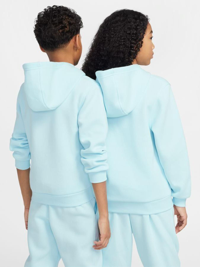 Sweat à capuche nsw club fleece bleu ciel enfant - Nike