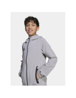 Veste tiro 25 competion vis tech gris enfant - Adidas