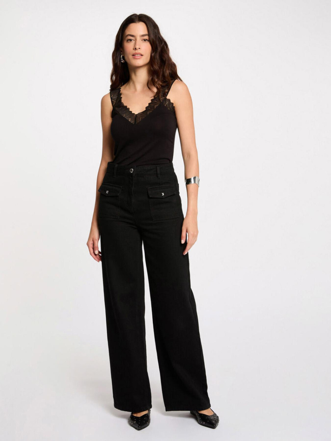 Débardeur dnae noir femme - Le Temps Des Cerises