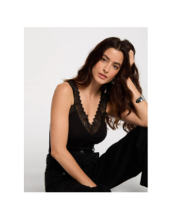 Débardeur dnae noir femme - Le Temps Des Cerises