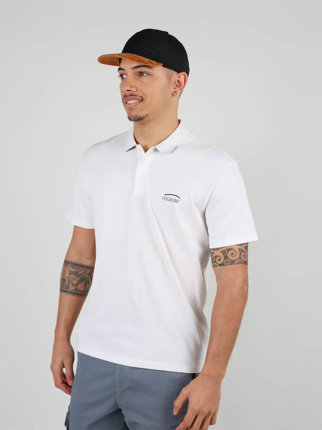 Polo manches courtes nazak blanc homme - Oxbow